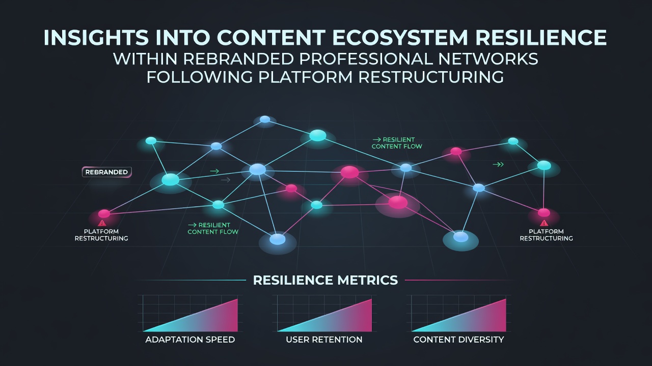 Insights into Content Ecosystem Resilience Within Rebranded Professional Networks Following Platform Restructuring
